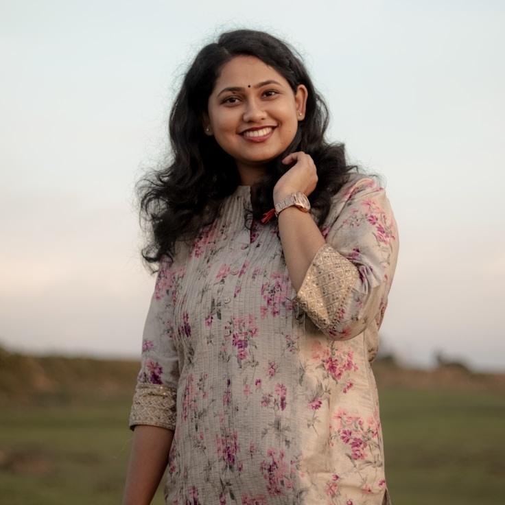 Portrait of Nova Calderon, group coordinator and fusion cooking expert